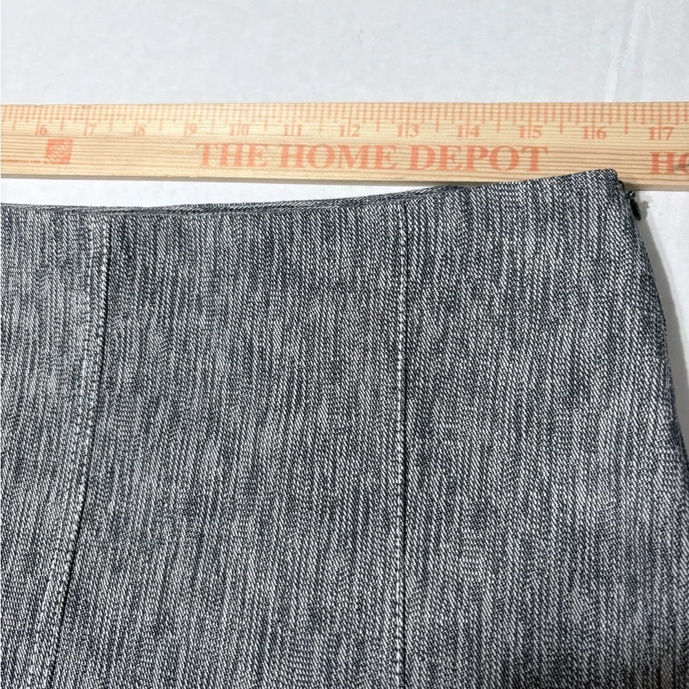Derek‎ Lam Textured Denim Slubby Weave of White & Blue Trumpet Back Detail. USA